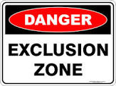 exclusion zones